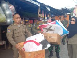 Satpol PP Pontianak Razia Layangan dari Pemain dan Penjual