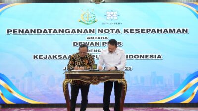 Kejaksaan RI dan Dewan Pers Sepakat Jalin Kerja Sama untuk Dukung Penegakan Hukum dan Kemerdekaan Pers