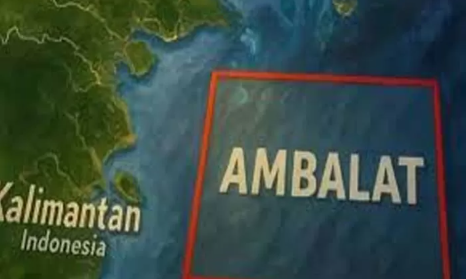 Ilustrasi - Wilayah laut yang menjadi objek sengketa antara Indonesia dan Malaysia di kawasan Ambalat, Laut Sulawesi. (Dok. Ilustrasi)
