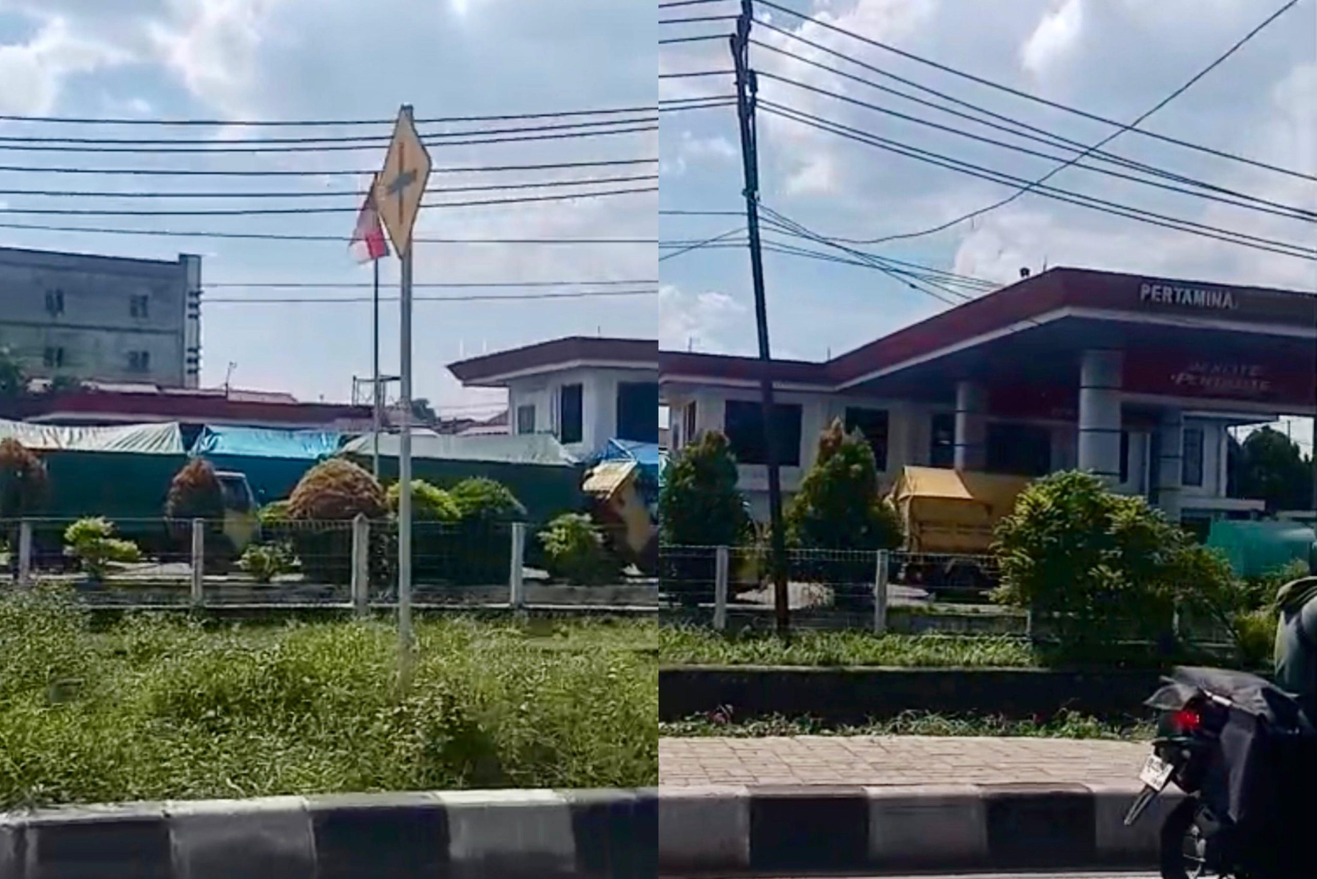 "Polresta Pontianak dan Polsek Pontianak Timur dipertanyakan publik soal pembiaran dugaan penyelewengan BBM Subsidi di SPBU Tanjung Hilir, padahal praktik terjadi dekat Mapolsek. (Dok. Fakta Group)"