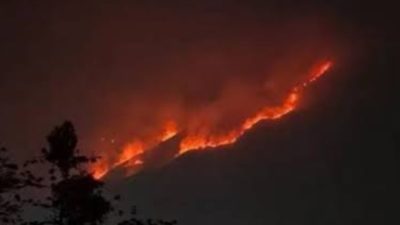 Karhutla Lawu dan Sumbing Meluas Bantuan Udara di Kerahkan
